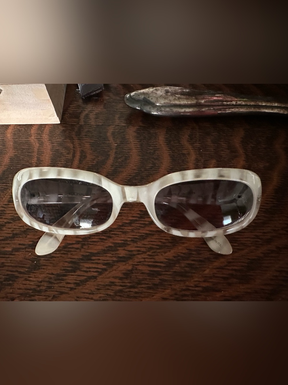Donald J. Pliner White Vintage Sunglasses